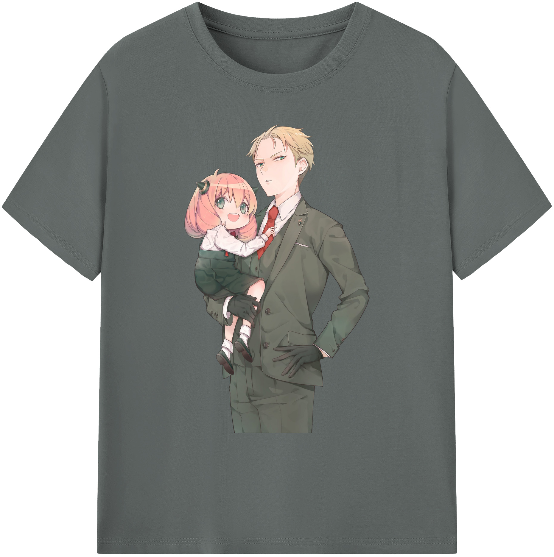 （画像用） SPY×FAMILY间谍家家酒 綿100％ メンズ半袖Tシャツ｜肌触りやわらか＆通気性